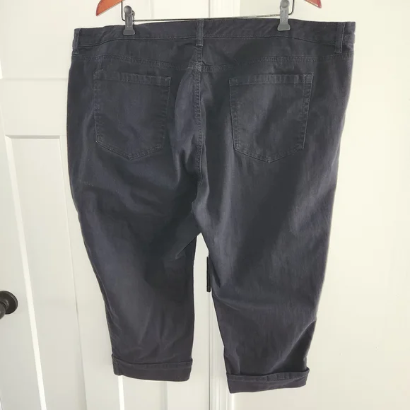 Style & Co. Black Plus Size 24w Capris - Picture 2 of 10